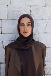 Maryesha Walnut Scarf - Double Stitch