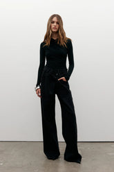 Palace Folded Waist Jean by Bayse - Backstage Black
