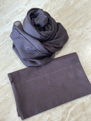 Maryesha Walnut Scarf - Double Stitch