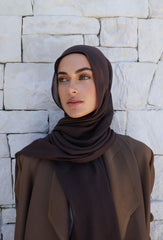 Maryesha Walnut Scarf - Double Stitch