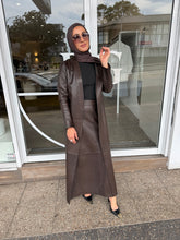 Mirage Leather Maxi Skirt