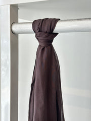 Maryesha Walnut Scarf - Double Stitch