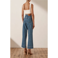 Emily Straight Leg Jean With Split