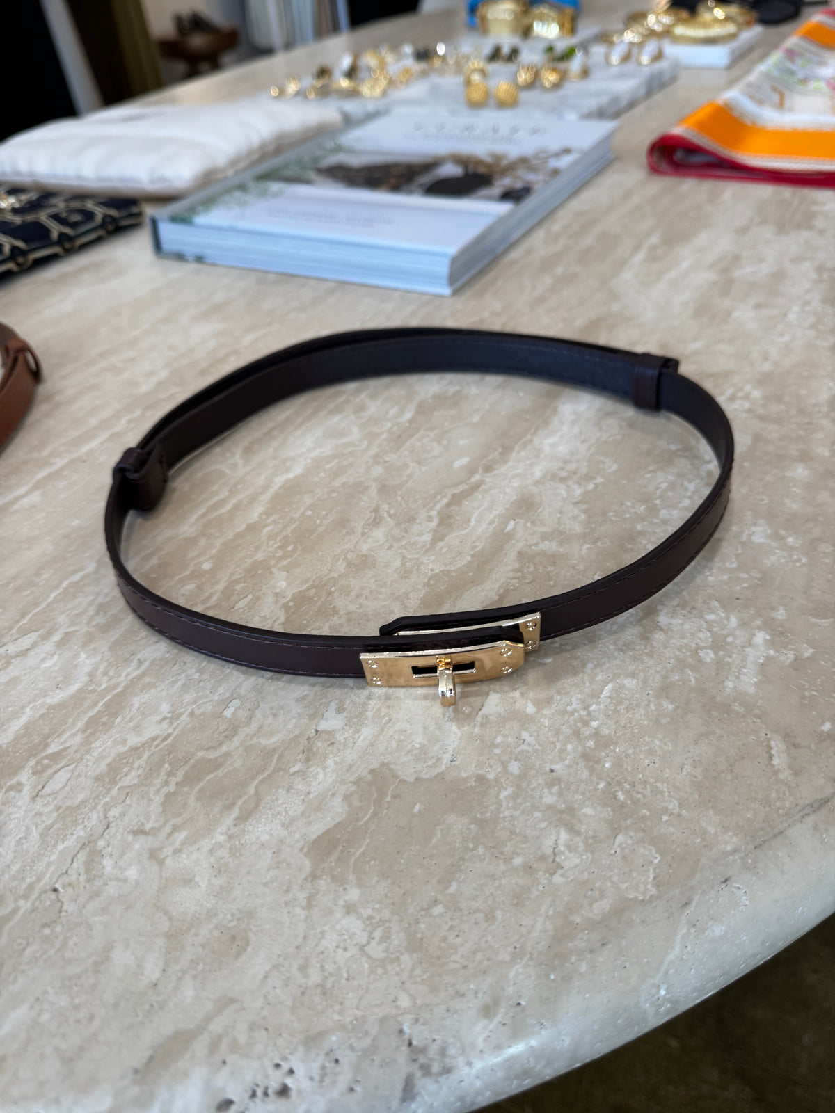 Luxe Leather Belt by Maryesha