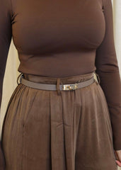 Luxe Leather Belt by Maryesha