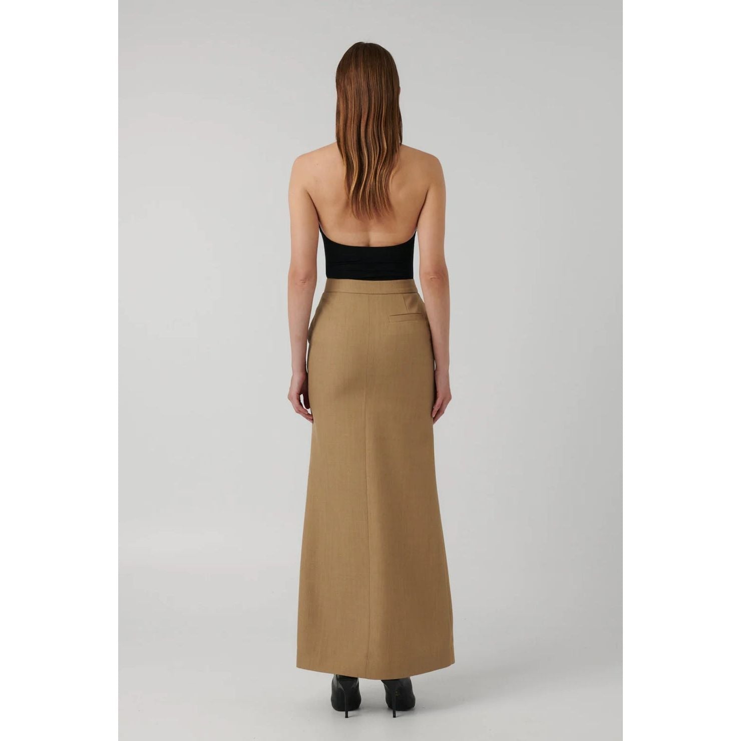 Zoe Maxi Skirt Taupe