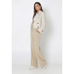 Eva Cropped Trench