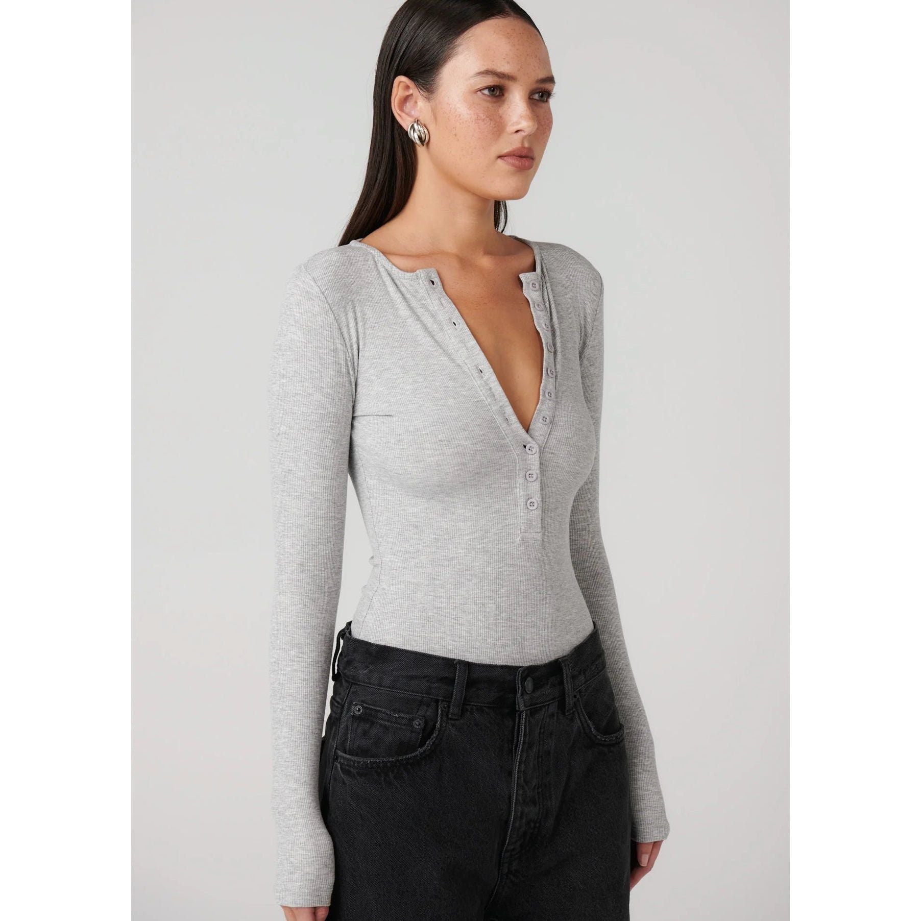 Lara Bodysuit Grey Marle