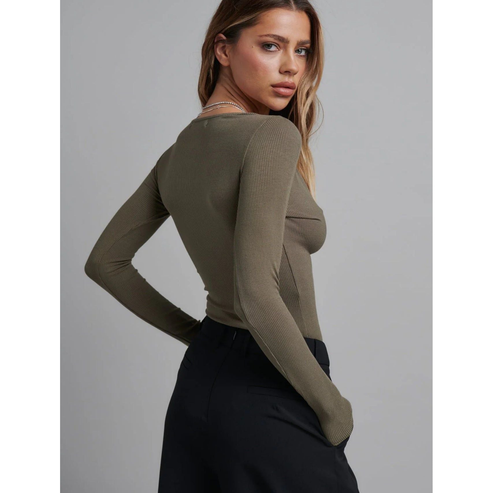 Lara Bodysuit Khaki