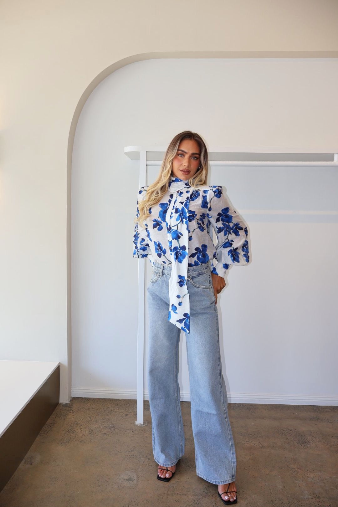 Orchid Blues Blouse by Rebecca Vallance