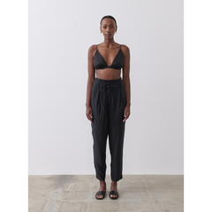 Sara Silk Cropped Pant