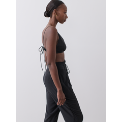 Sara Silk Cropped Pant