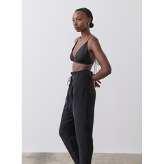 Sara Silk Cropped Pant